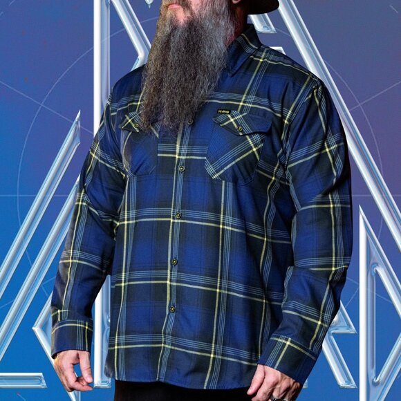 DIXXON Flannel x DEF LEPPARD - ON THROUGH THE NIGHT - Collab Flannel - Men's M - Picture 8 of 12